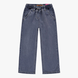 Souris Mini Pantalon bleu moyen en denim lyocell avec taille élastique (3-10ans)