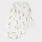 Petit Lem Ensemble pyjama côtelé blanc à imprimé girafes pour bébé (12/24m)