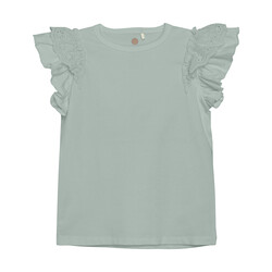 En-fant T-shirt à volants - Sage (2-10ans)