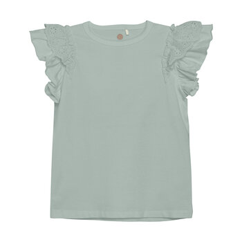 En-fant T-shirt à volants - Sage (2-10ans)