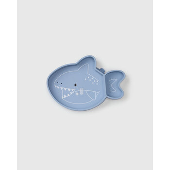 Loulou Lollipop Snack Plate - Smiley Sharks