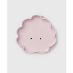 Loulou Lollipop Snack Plate - Shell Pink