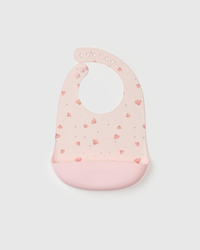Loulou Lollipop Bavette en silicone - Seashells