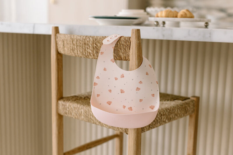 Loulou Lollipop Bavette en silicone - Seashells