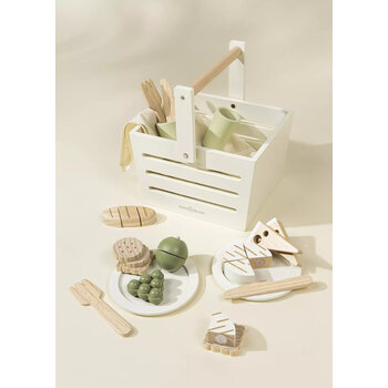 Coco Village Ensemble de pique-nique en bois et accessoires (2+)