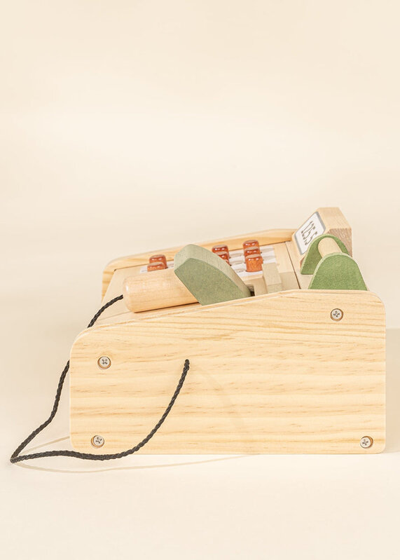 Coco Village Caisse enregistreuse en bois (3+)