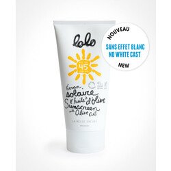 Lolo Écran solaire à l'huile d'olive 150g (Nouveau Sans effet blanc)