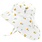 Jan&Jul Chapeau de soleil en coton - Yellow Flower (0-6m/2-5ans)