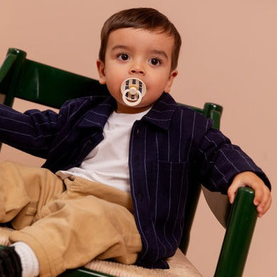 Bibs Ensemble de 2 Suces 0-6 Mois Latex - Sand Mix