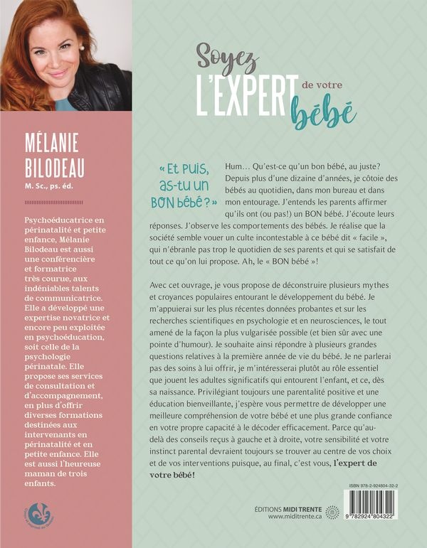 Éditions Midi Trente Soyez l'expert de votre bébé