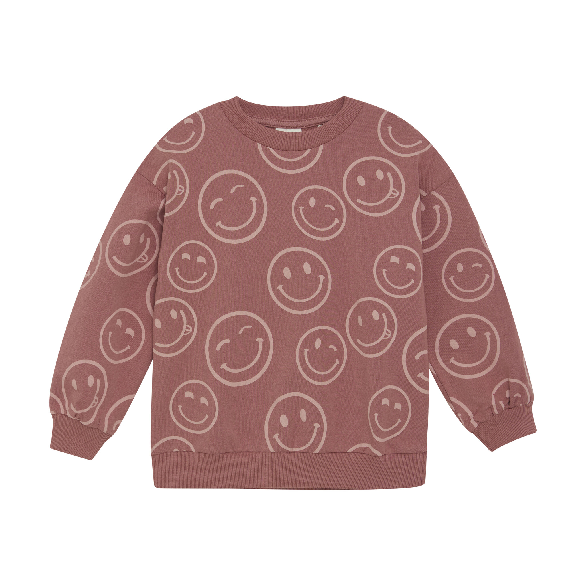 minymo Sweatshirt à imprimé de sourire - Bordeaux (2ans/8ans)