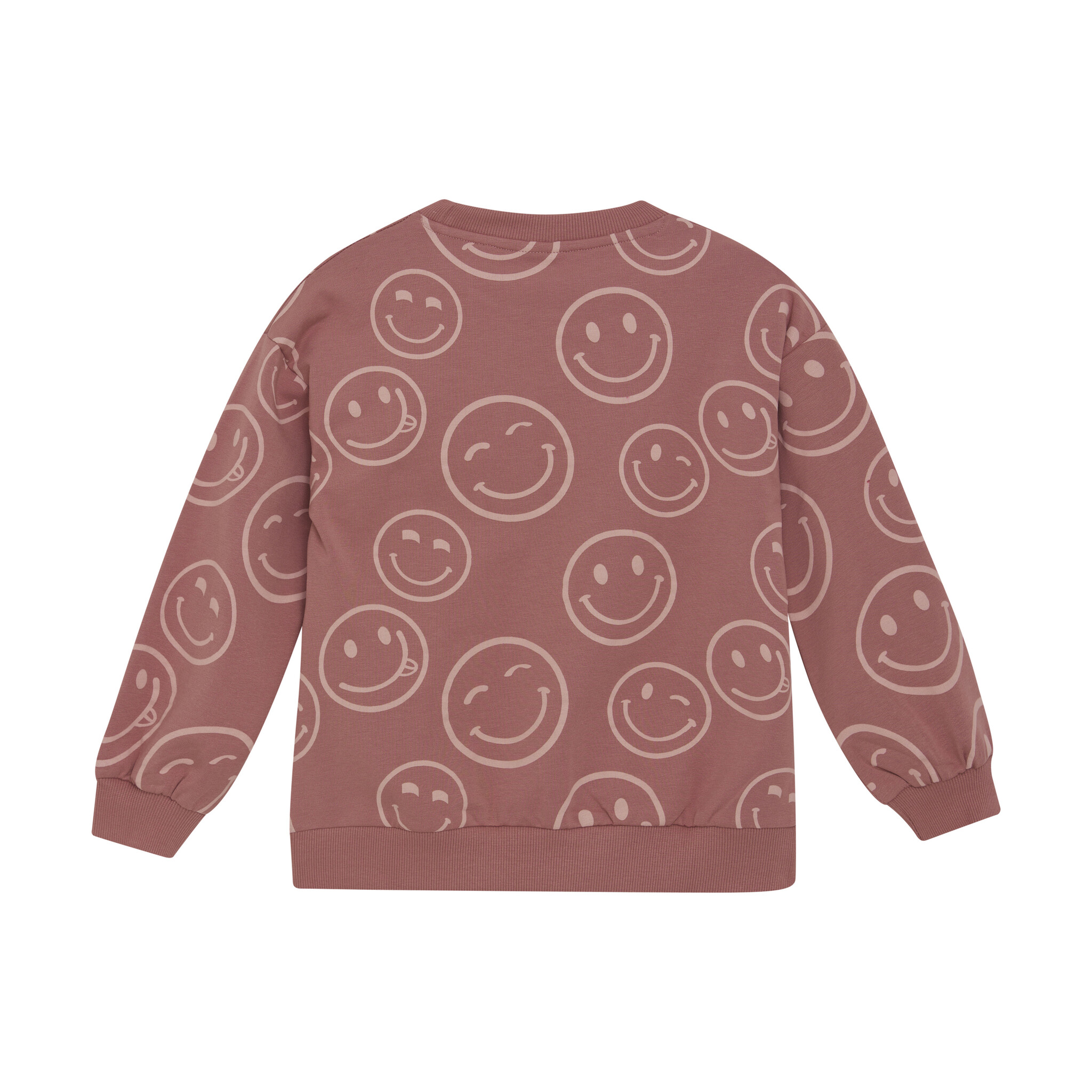 minymo Sweatshirt à imprimé de sourire - Bordeaux (2ans/8ans)