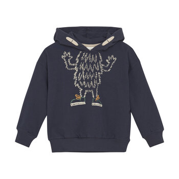 minymo Sweatshirt avec capuche avec imprimé - Marine (2ans/6ans)