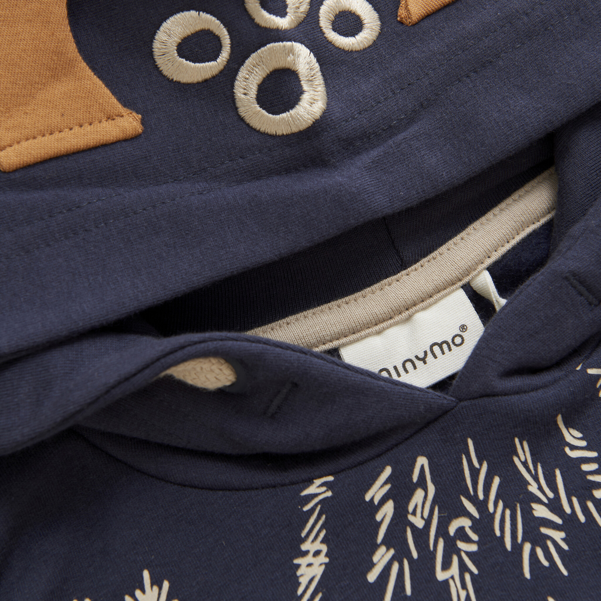 minymo Sweatshirt avec capuche avec imprimé - Marine (2ans/6ans)