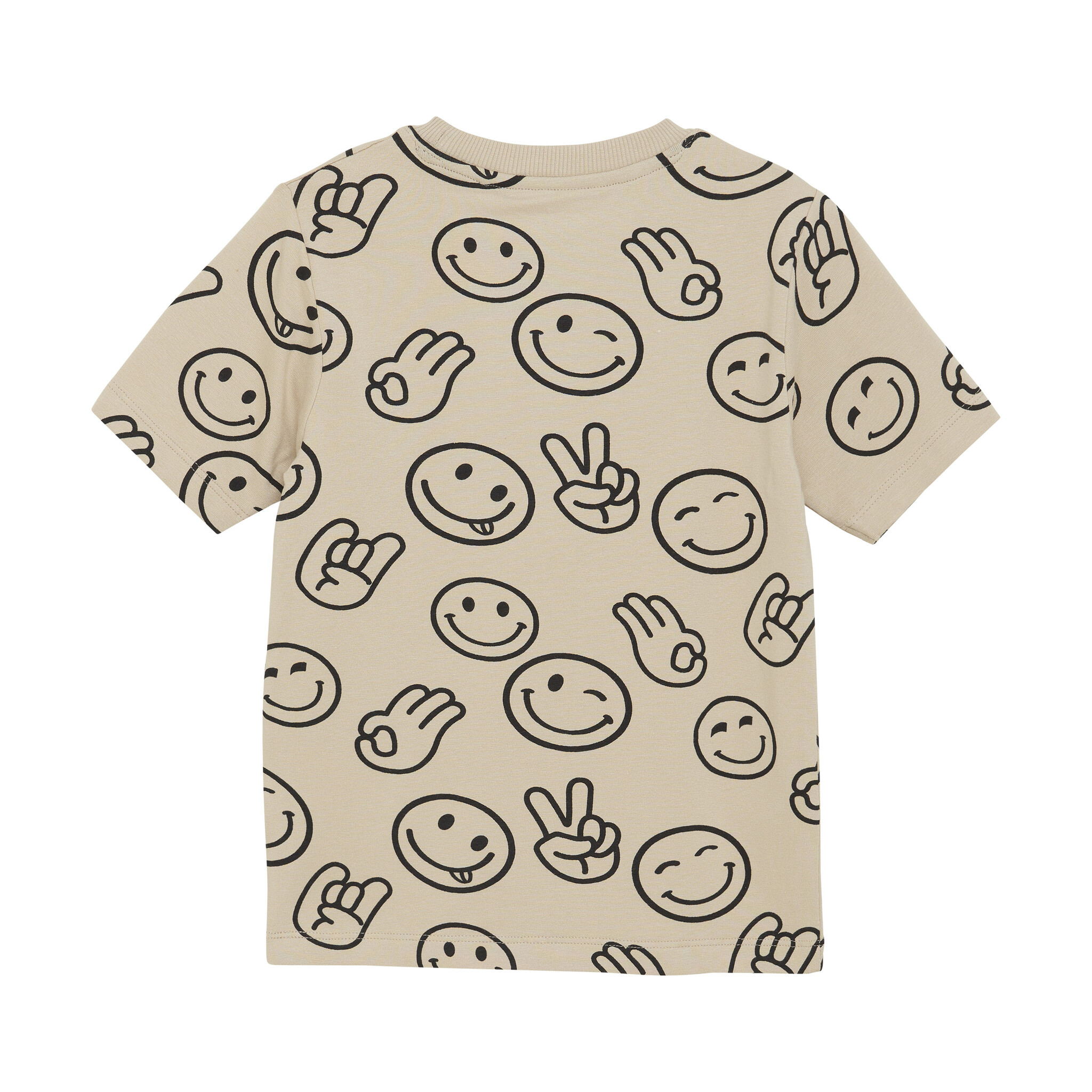 minymo T-shirt à imprimé de sourire - Beige (2ans/8ans)