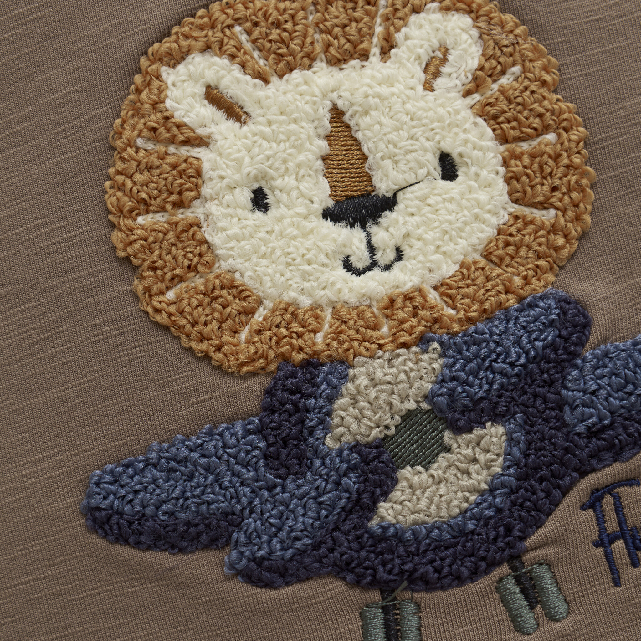 minymo Sweatshirt lion - brun (6m/24m)