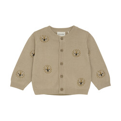 minymo Cardigan en tricot lion - Beige (NB/9m)