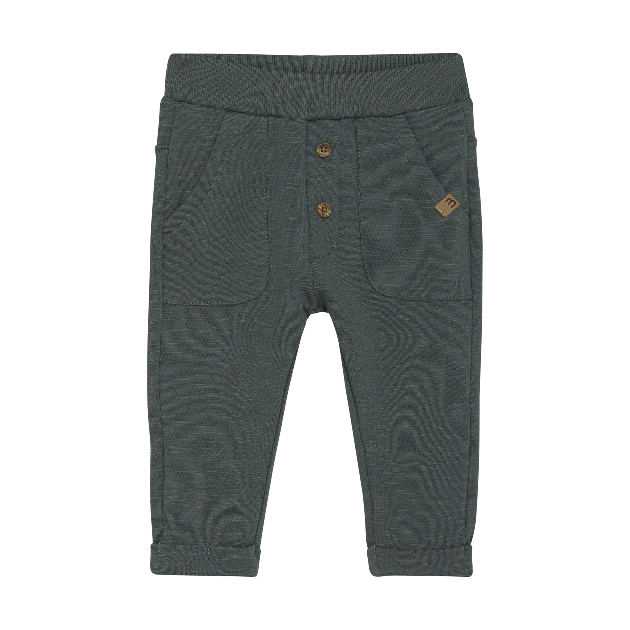 minymo Pantalon jogging - Vert gris (NB/24m)