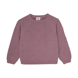 En-fant Pull en tricot avec pois - Nostalgia Rose (3ans/8ans)