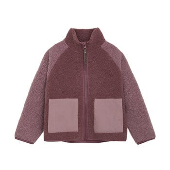 En-fant Manteau Teddy - Roan rouge  (3ans/8ans)