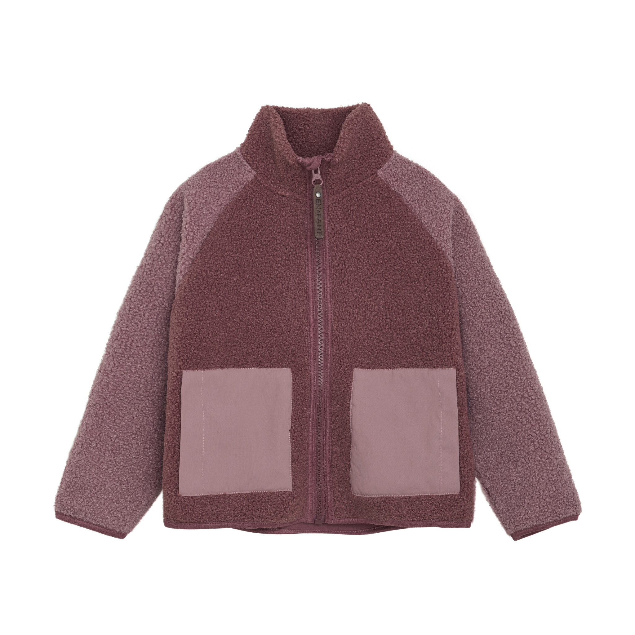 En-fant Manteau Teddy - Roan rouge (3ans/8ans)