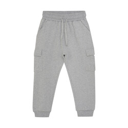 En-fant Pantalon jogging cargo - Light grey melange (3ans/8ans)