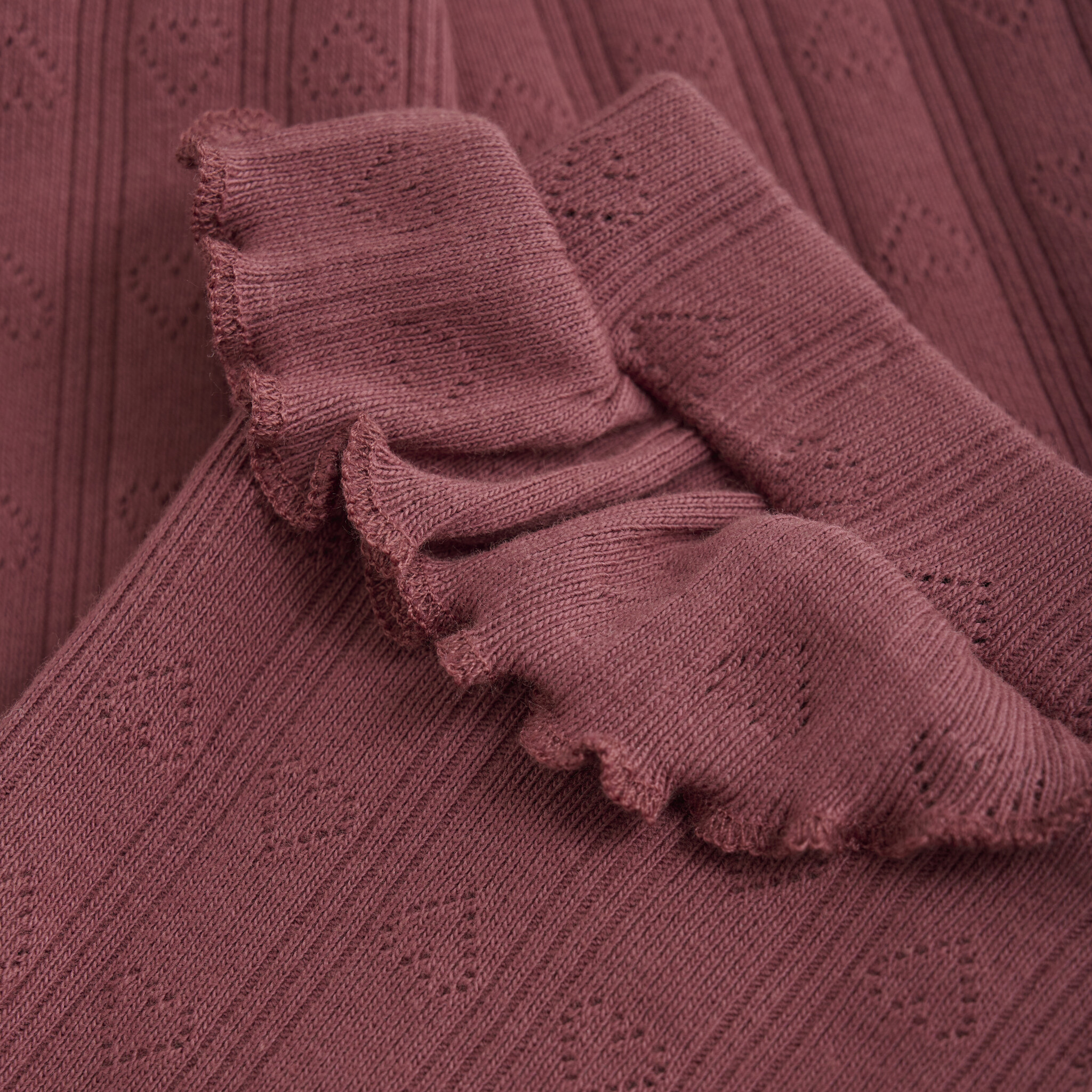 En-fant Legging pointelle - Roan rouge (3m/24m)