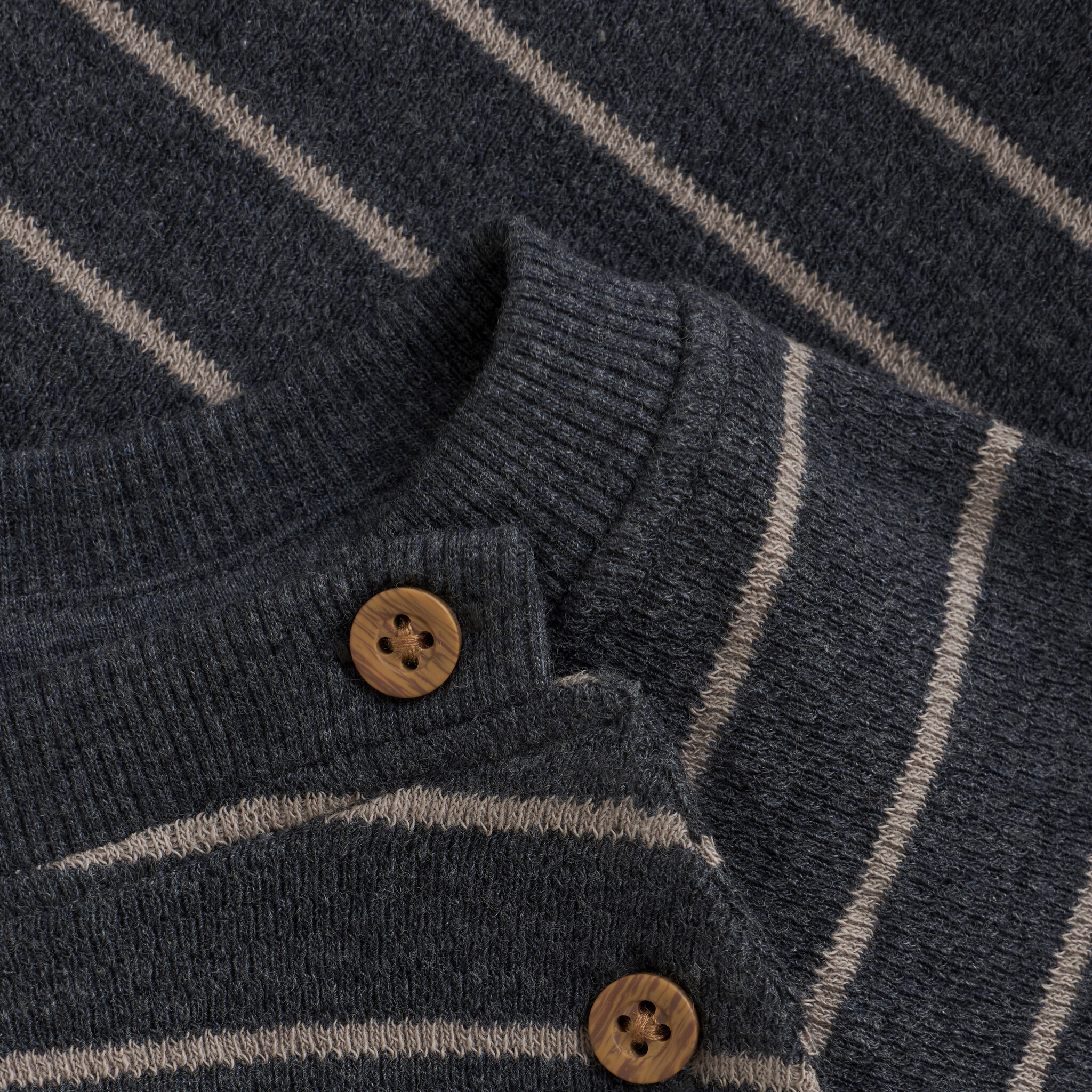 En-fant Sweatshirt ligné - Ebony (3m/24m)