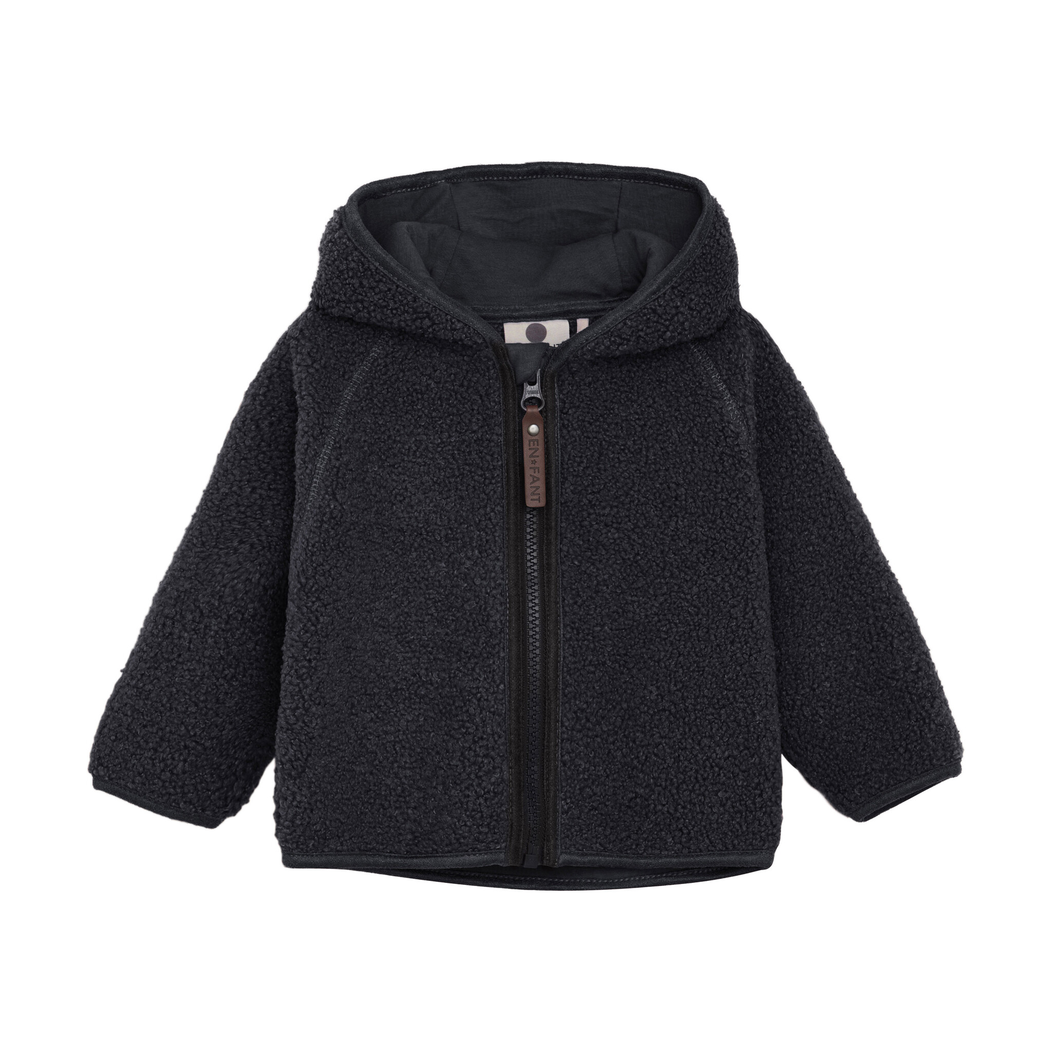 En-fant Manteau Teddy - Ebony (3m/24m)