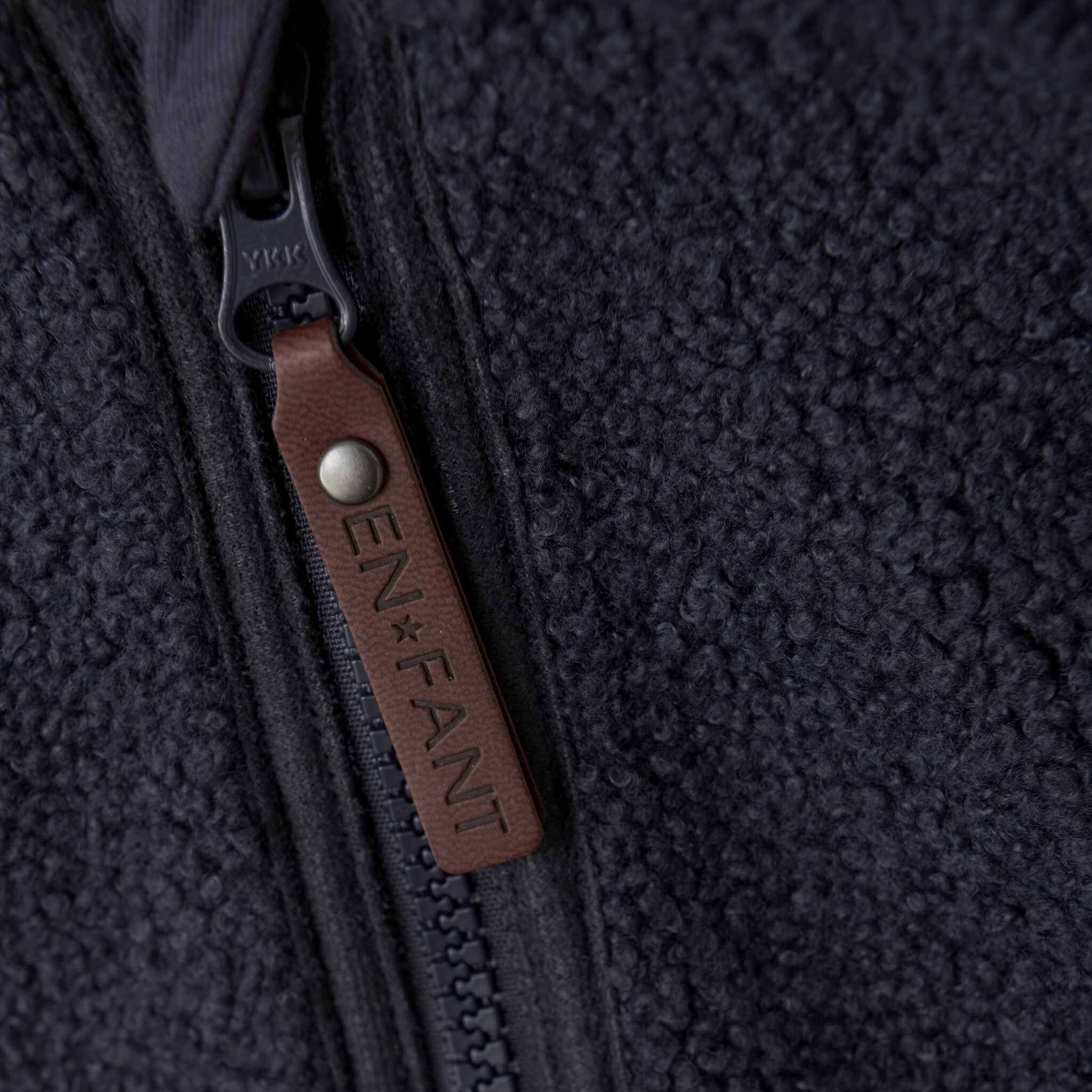 En-fant Manteau Teddy - Ebony (3m/24m)