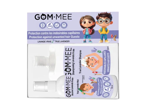 Gom-Mee Trousse protection lavande indésirables capillaires (1 shampooing 50ml + 1 bruine 60ml)