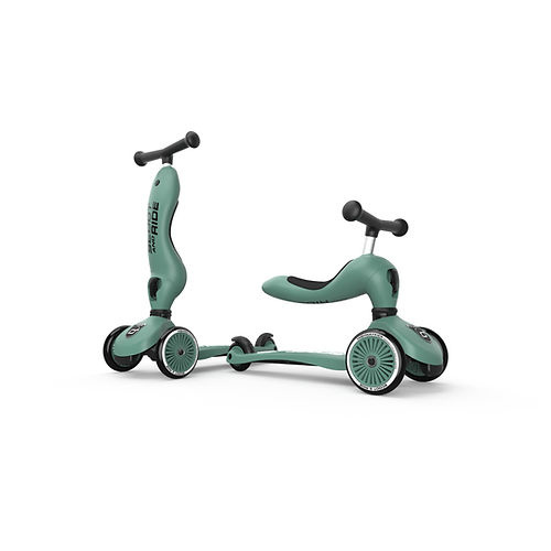 Scoot&Ride Trotinette 2-en1 Highwaykick 1 - Forest