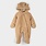 Petit Lem Combinaison d'ours en peluche sable