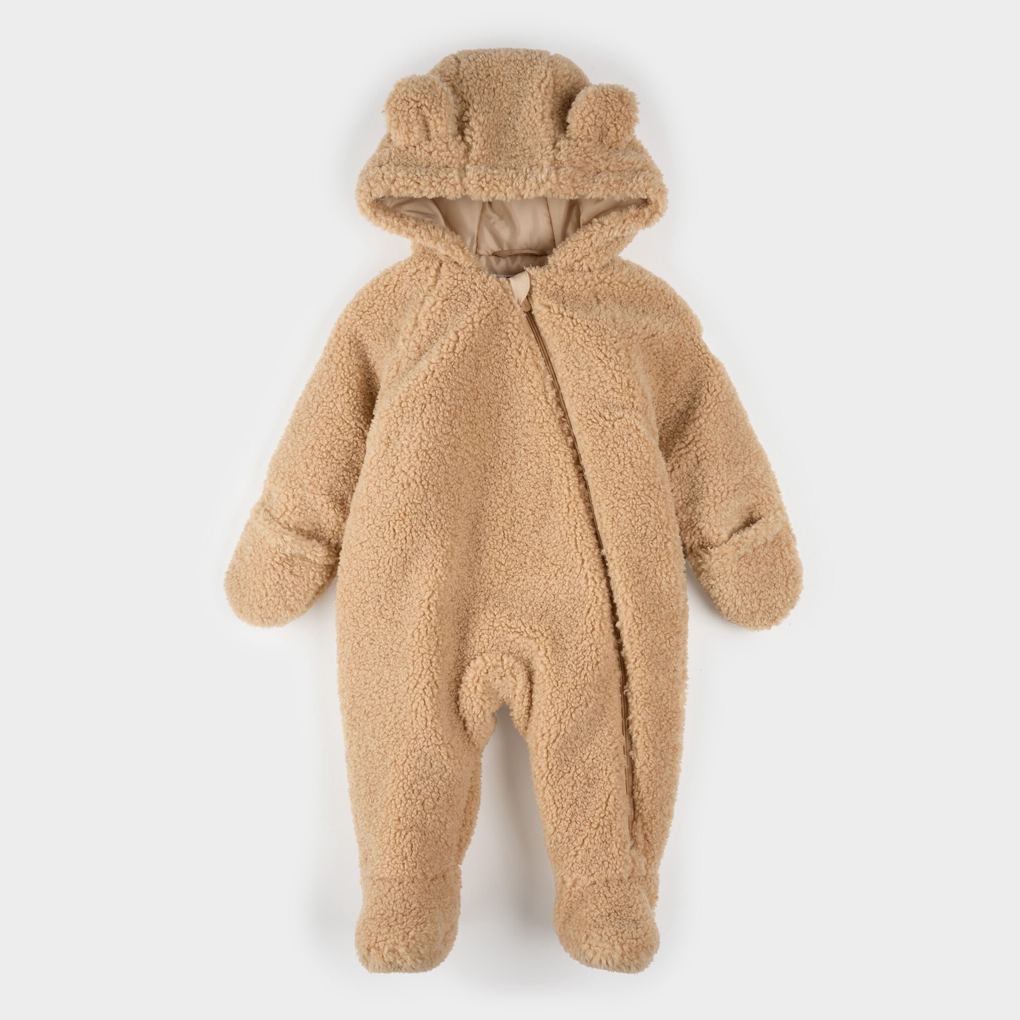 Petit Lem Combinaison d'ours en peluche sable