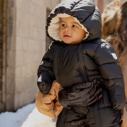 Petit Lem Combinaison de neige à capuche noir