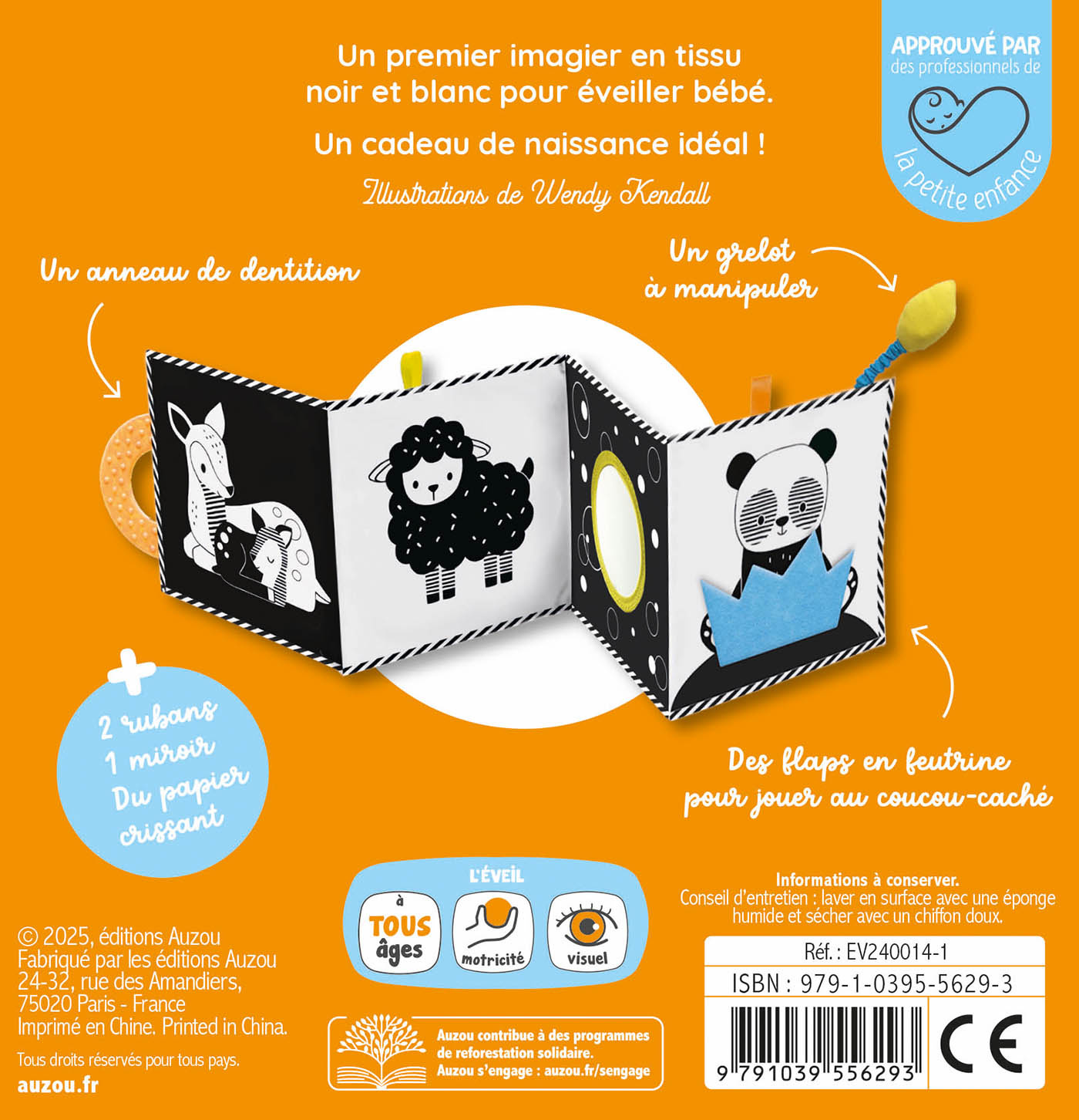 Auzou Mon tout premier livre tissu