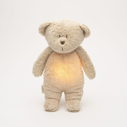 Moonie Sound-activated plush toy and night light 2.0 - Bear Sand