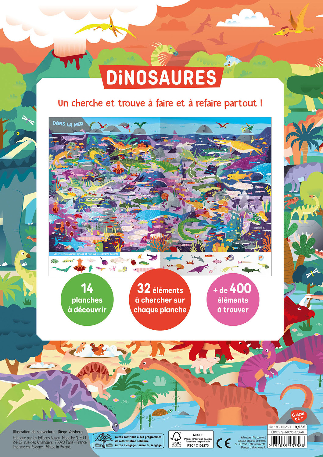 Auzou Cherche & Trouve Dinosaures