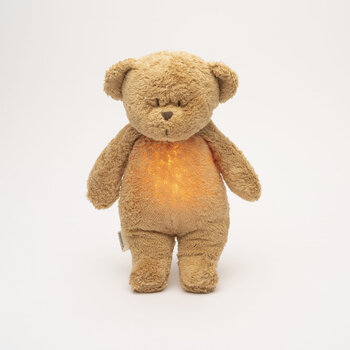 Moonie Sound-activated plush toy and night light 2.0 - Bear Cappuccino