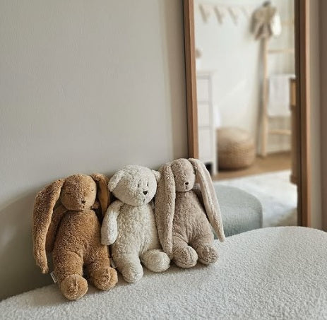 Moonie Peluche sonore et veilleuse 2.0 - Lapin Rose