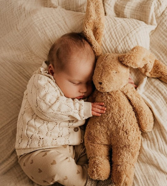 Moonie Sound-activated plush toy and night light 2.0 - Bunny Cappuccino