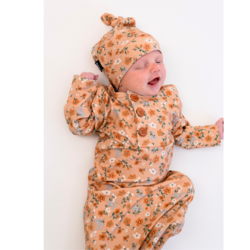 Belan . J Chapeau à noeud en bambou - Amber garden (0-3m)