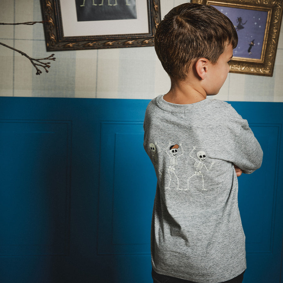 Miles the label T-shirt à manches longues avec squelettes phosphorescents