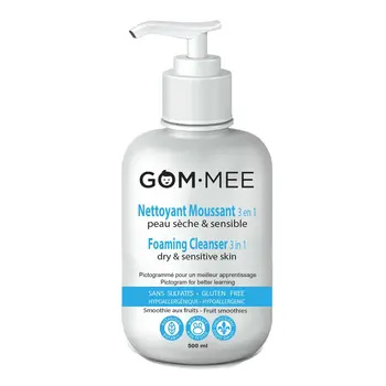 Gom-Mee Nettoyant moussant 3 en 1 (bain-douche-cheveux) Smoothie au fruits 500ml