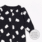 Petit Lem Ghosts Glow in the Dark Print on Black Sleeper (Newborn/24m)
