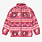 Souris Mini Veste rose en polar avec motifs (3y-6y)