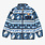 Souris Mini Veste bleue en polar avec motifs (3y-6y)