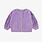 Souris Mini Purple knit cardigan (0-3m/12-18m)