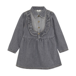 En-fant Robe en jeans - Light grey (3y/8y)