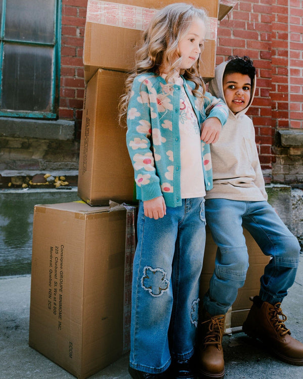 Deux Par Deux Jeans à jambre large - Denim